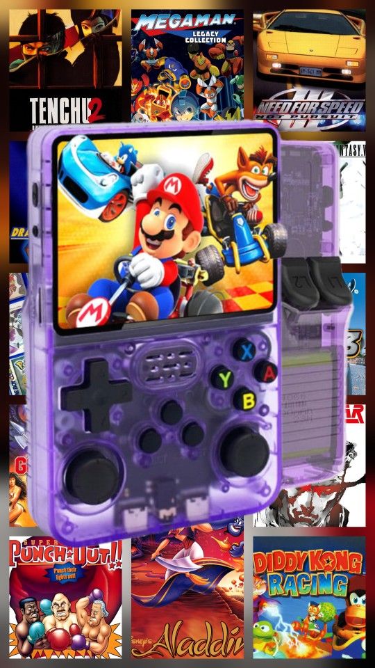 R36S - Retro Video Game Handheld Console (Premium 128GB Version)