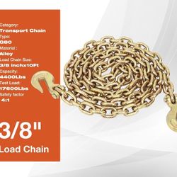 Metal Chain 10ft 3/8