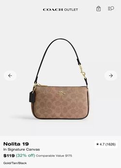 Coach Brown Nolita Bag