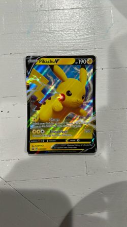 Pikachu Card 190 HP