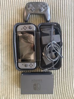 Nintendo Switch Bundle - Pro Controller + 128GB Card + Case