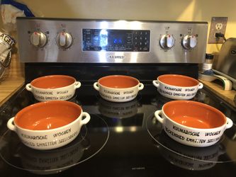 5pc Stoneware 20 Oz - Soup Bowls 