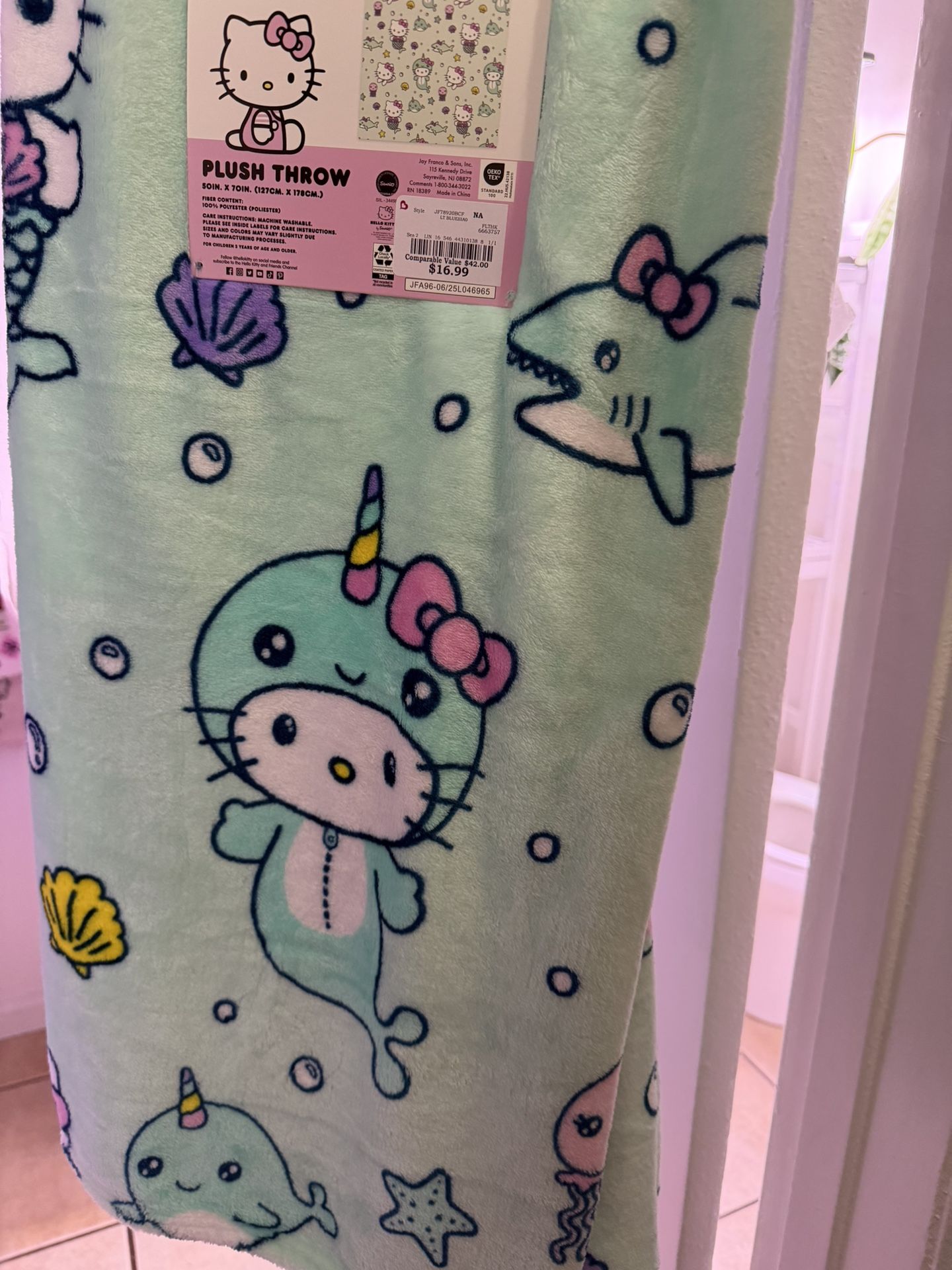 Hello Kitty Blanket Mermaid 