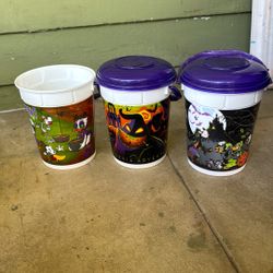 Disney Halloween Popcorn Collector Buckets