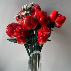 Lego Roses (Vase Not Included)