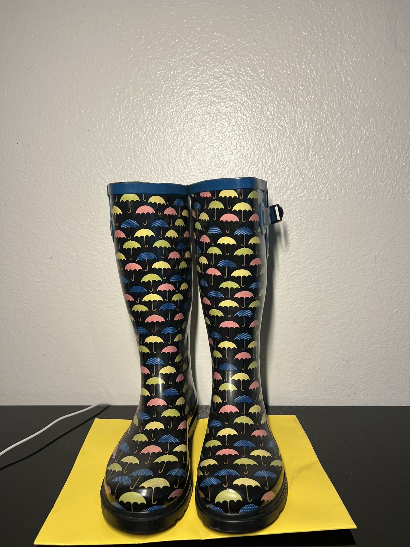 Tall rain boots