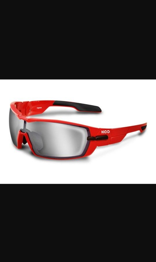 🔥New In Box Koo (KASK) Cycling Sunglasses RED🔥