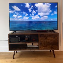 Roku TCL 55 Inch 4K UHD HDR Smart TV With Stand