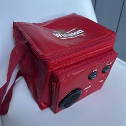 Genuine Winston RJRTC Red Collectible Radio Cooler Bag With Strap 