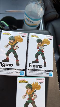 My Hero Academia Figuno mini figure by Bandai Namco / Banpresto featuring Izuku Midoriya (Deku).
