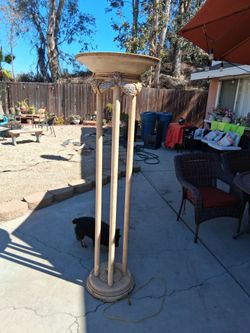 Vintage torchierre lamp