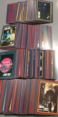 Complete 1991 Star Trek Series I And II Trading Cards