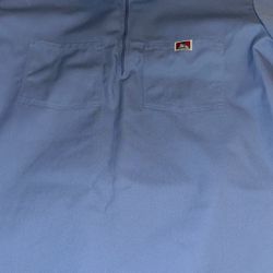 Light Blue And Light Grey Ben Davis Shirt 