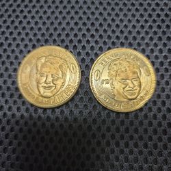 Brett Farve And Benie Kosar Gold Coin