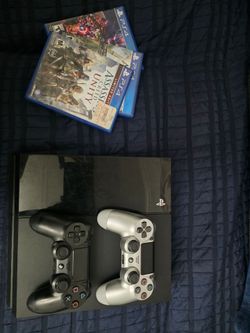 Sony Playstation 4 500GB Black Console PS4 W/ Controller & Cords Tested Working! With games