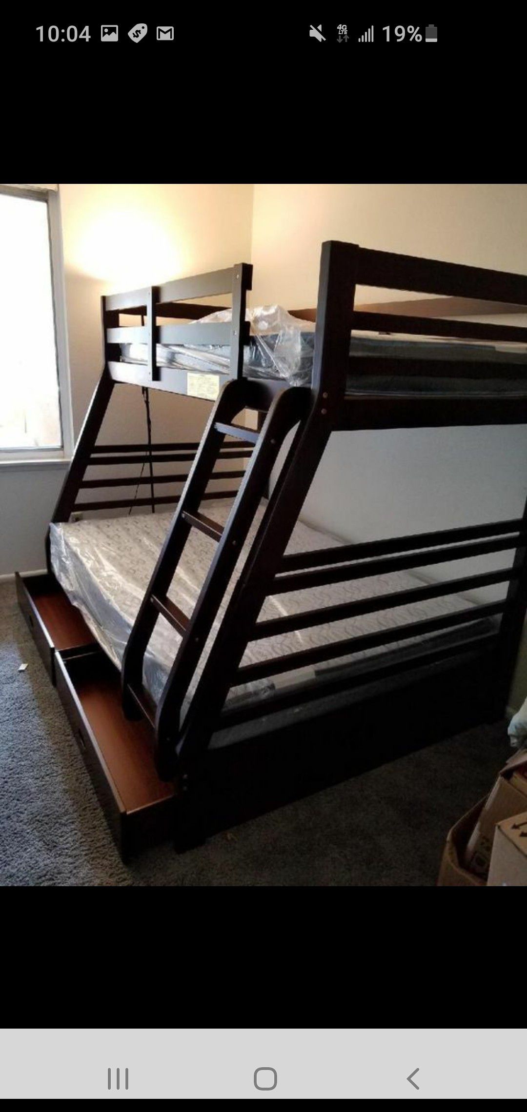 Bunk bed Twin over Full size