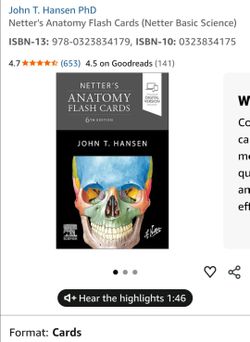 Anatomy flash cards