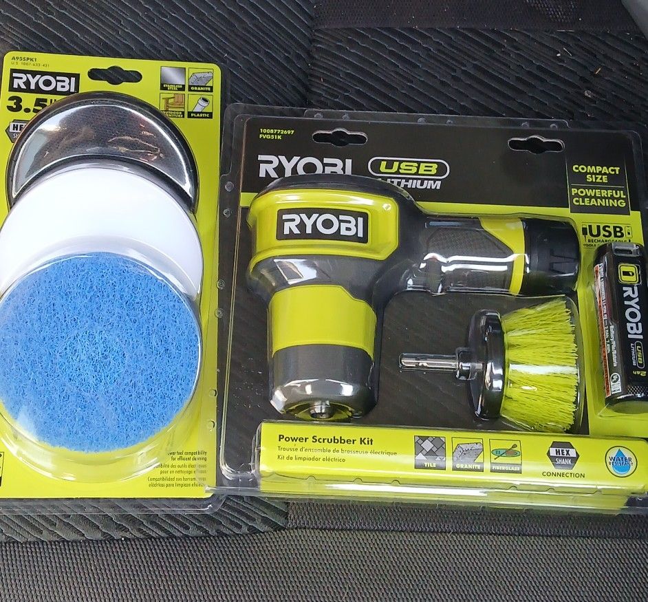 Ryobi Scrubbing Kit