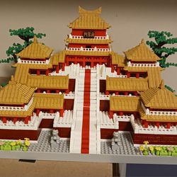 Off-brand Lego Chinese Temple, Assembled, ~3000 Pieces