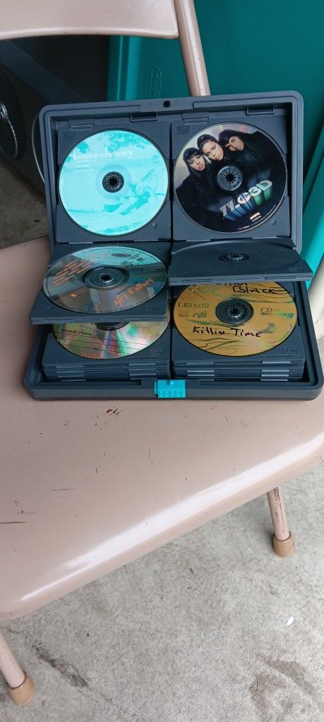 CD Organizer With Several CDs