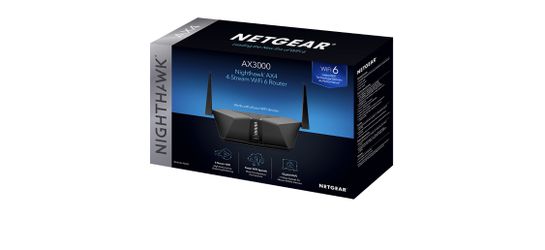 NETGEAR Nighthawk AX4 4-Stream AX3000 Wi-Fi 6 Router (RAX35-100NAS)