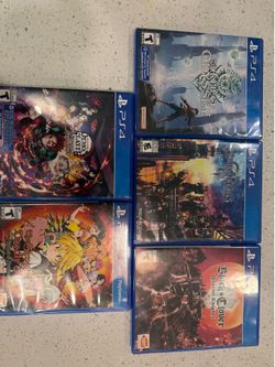 PS4 5 Anime game bundle