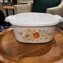 A3B Vintage Wildflower Corning Ware W Lid
