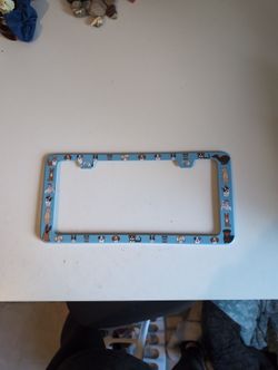 Dog License Plate Cover