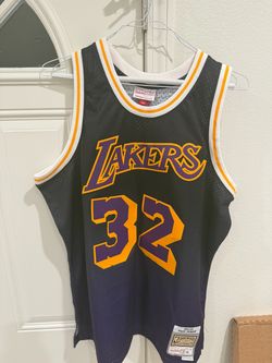 Authentic Autographed Magic Johnson Jersey