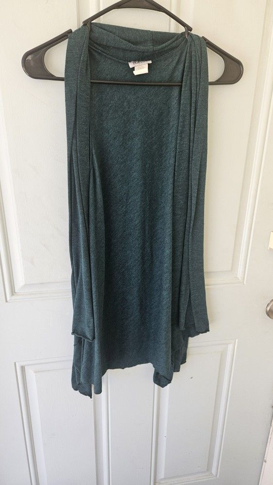 Poetry Size Medium Sleeveless Open Cardigan