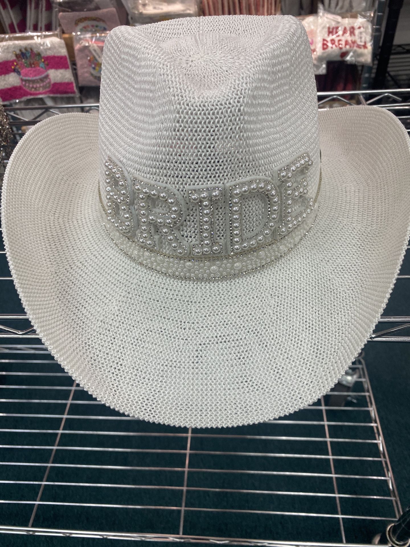 Bride Felt Cowboy Hat
