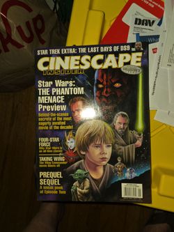 CINESCAPE INSIDER MAGAZINE - 1999 (STAR WARS PHANTOM MENACE - DARTH MAUL