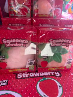Squeeeze Strawberry Squishy Scented Toy