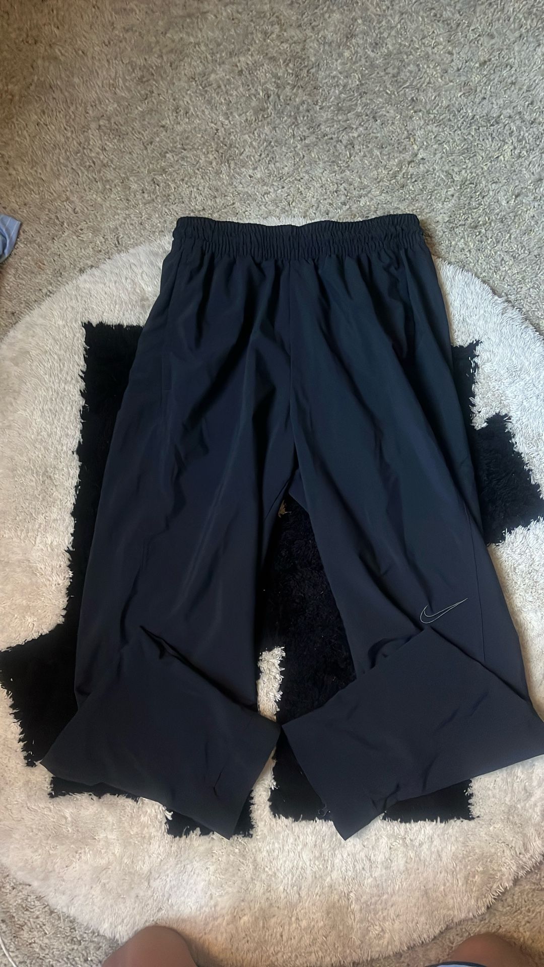 Black Jogger Nike Pants Tech Type Material