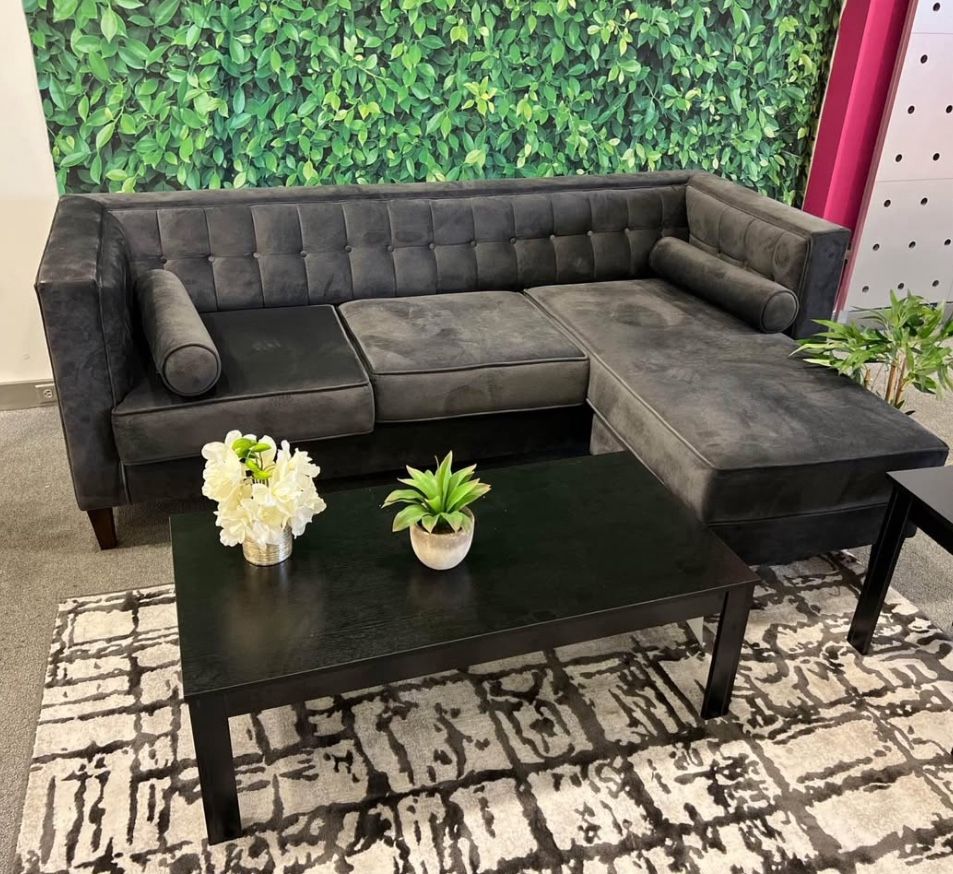 🛋️ Modern Velvet Sectional Couch – $600 OBO