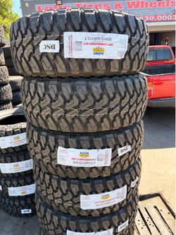 35x12.50r17 komamder tires nuevas con 50,000 millas de garantía las 4