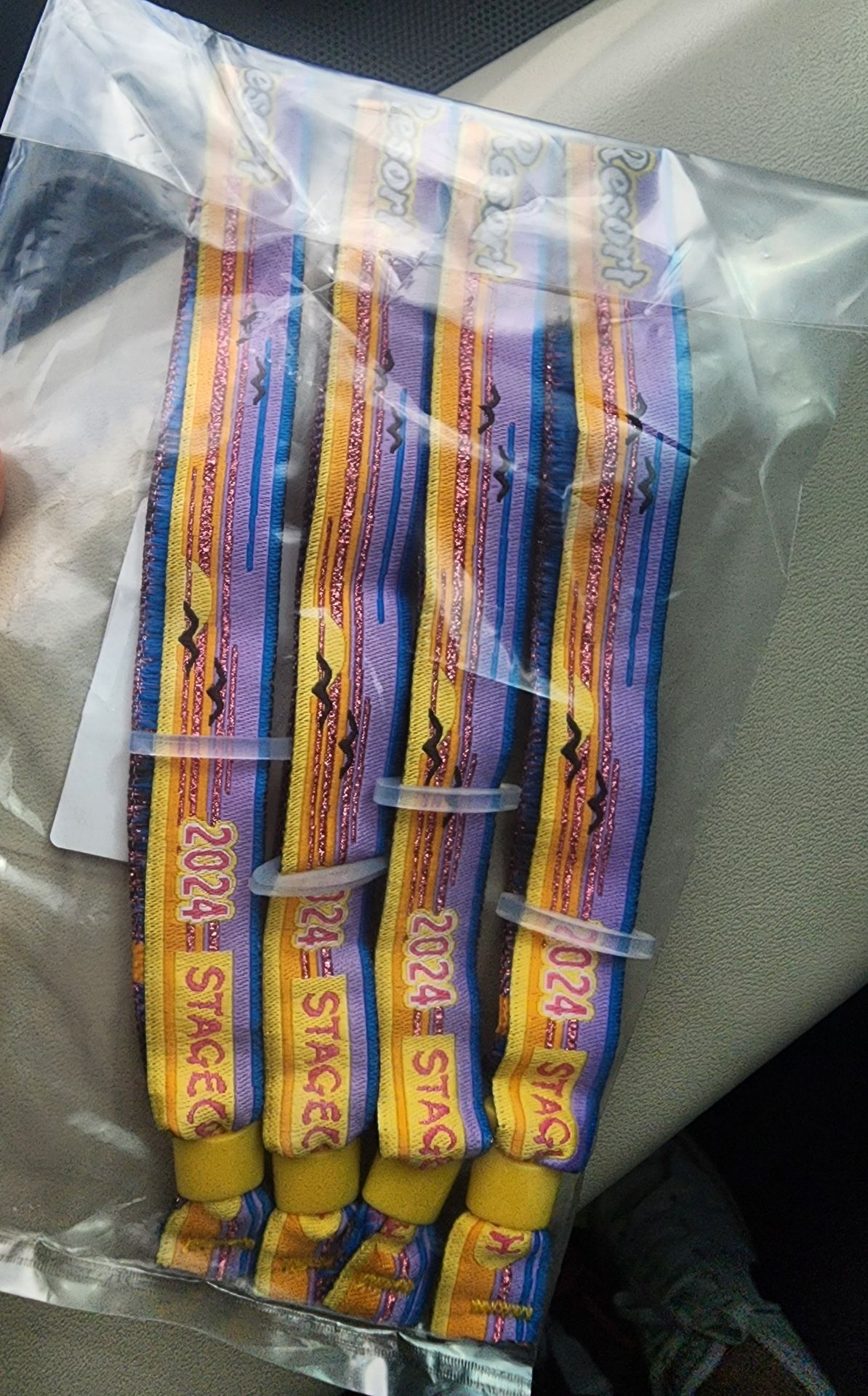 4 Stagecoach Resort Wristbands 2024