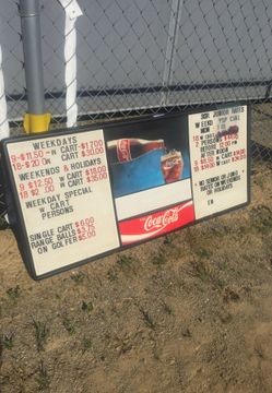 Coca-Cola Menu Board sets letters numbers & symbols