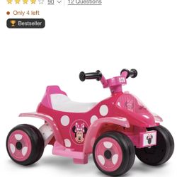 Huffy Minnie Mouse 6V Battery-Powered Ride-On Quad