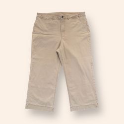 Old Navy Wide Leg Cropped Chinos, Size 18, MSRP $34