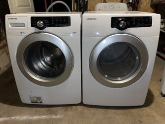 Samsung Frontload Washer And Electric Dryer Set (Free Delivery Installation Warranty)