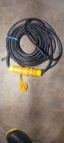 Heavy Duty Extension Cord with Yellow Connector
