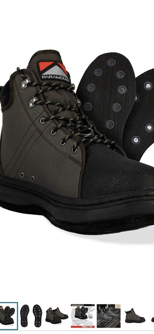Outdoors Stonefly Cleated and Felt Sole Wading Shoe