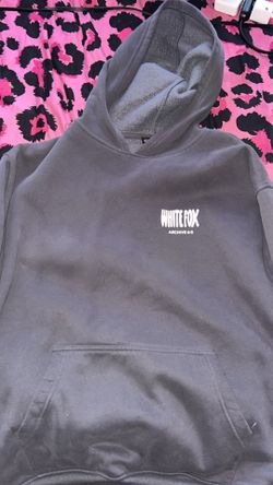 White fox hoodie