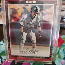 Ichiro Suzuki 02 Bowman Baseball Card 