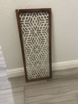 Wood wall hanging
