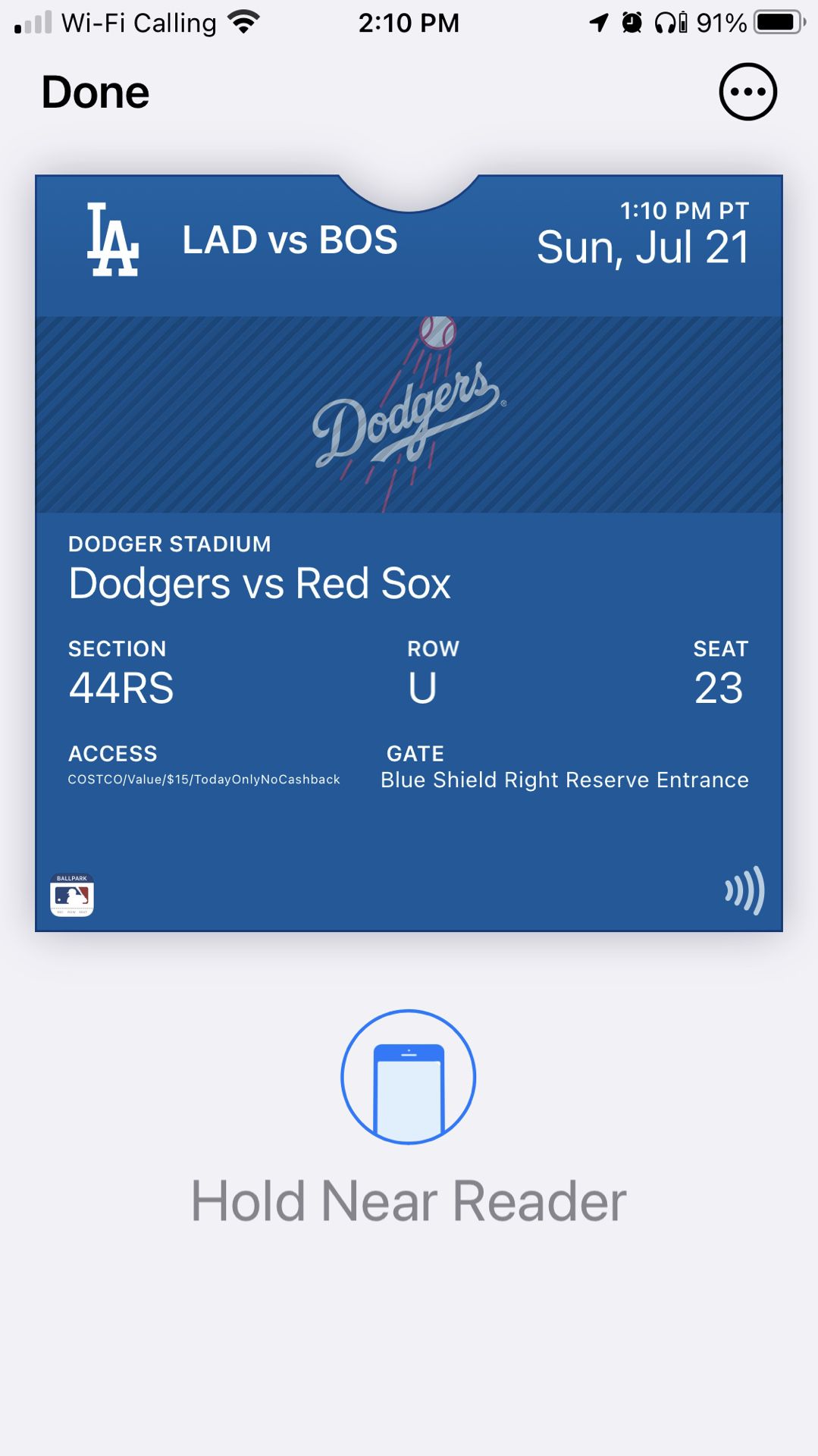 Incl $30 Voucher Boston @ Dodgers July21st Sunday 1:10pm 