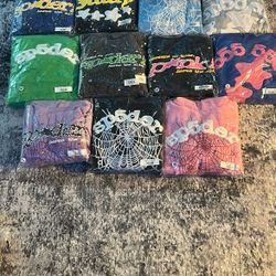Sp5der hoodies/pants S,M,L Cheap!!