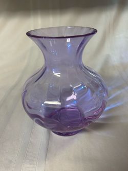 Amethyst Optic Vase
