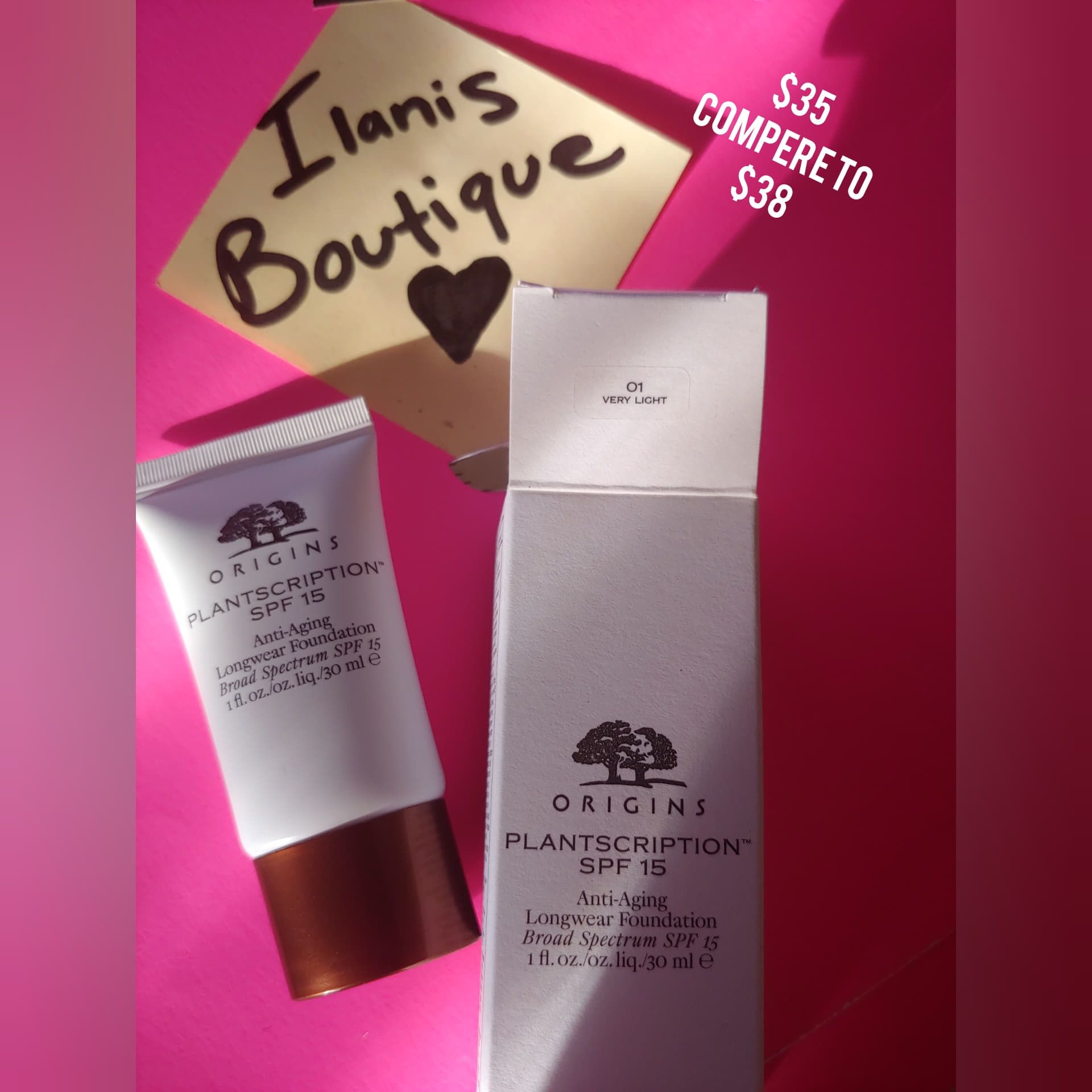 Origins longwear foundation